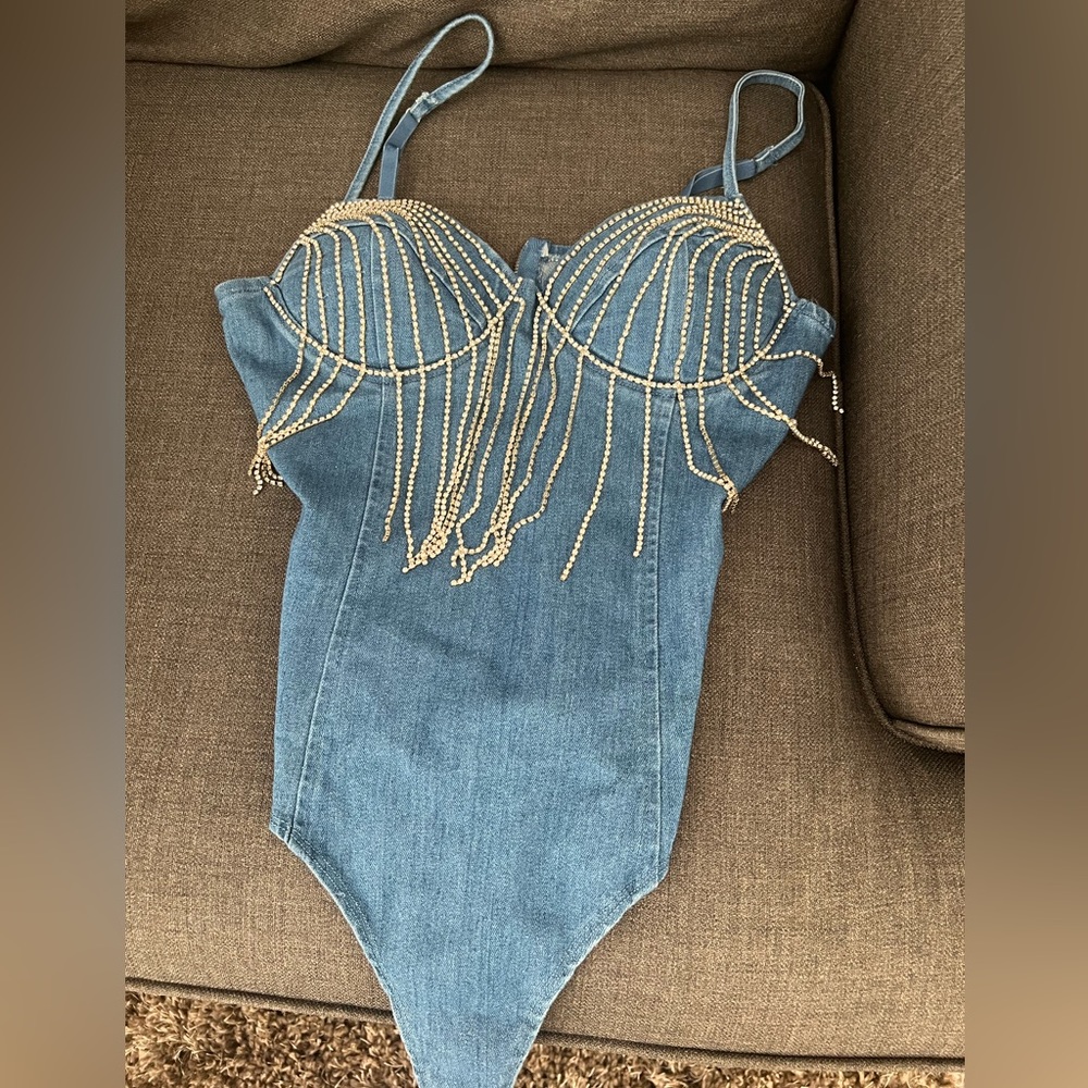 Jeweled bodysuit
